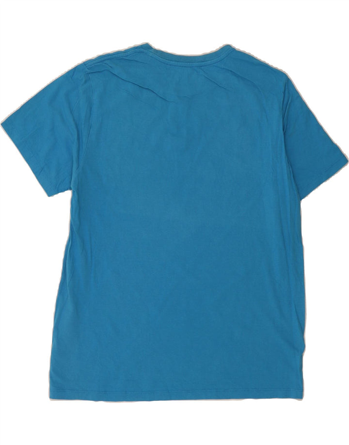 LEVI'S Mens Standard Fit Graphic T-Shirt Top Large Blue Cotton Vintage Levi's and Second-Hand Levi's from Messina Hembry 