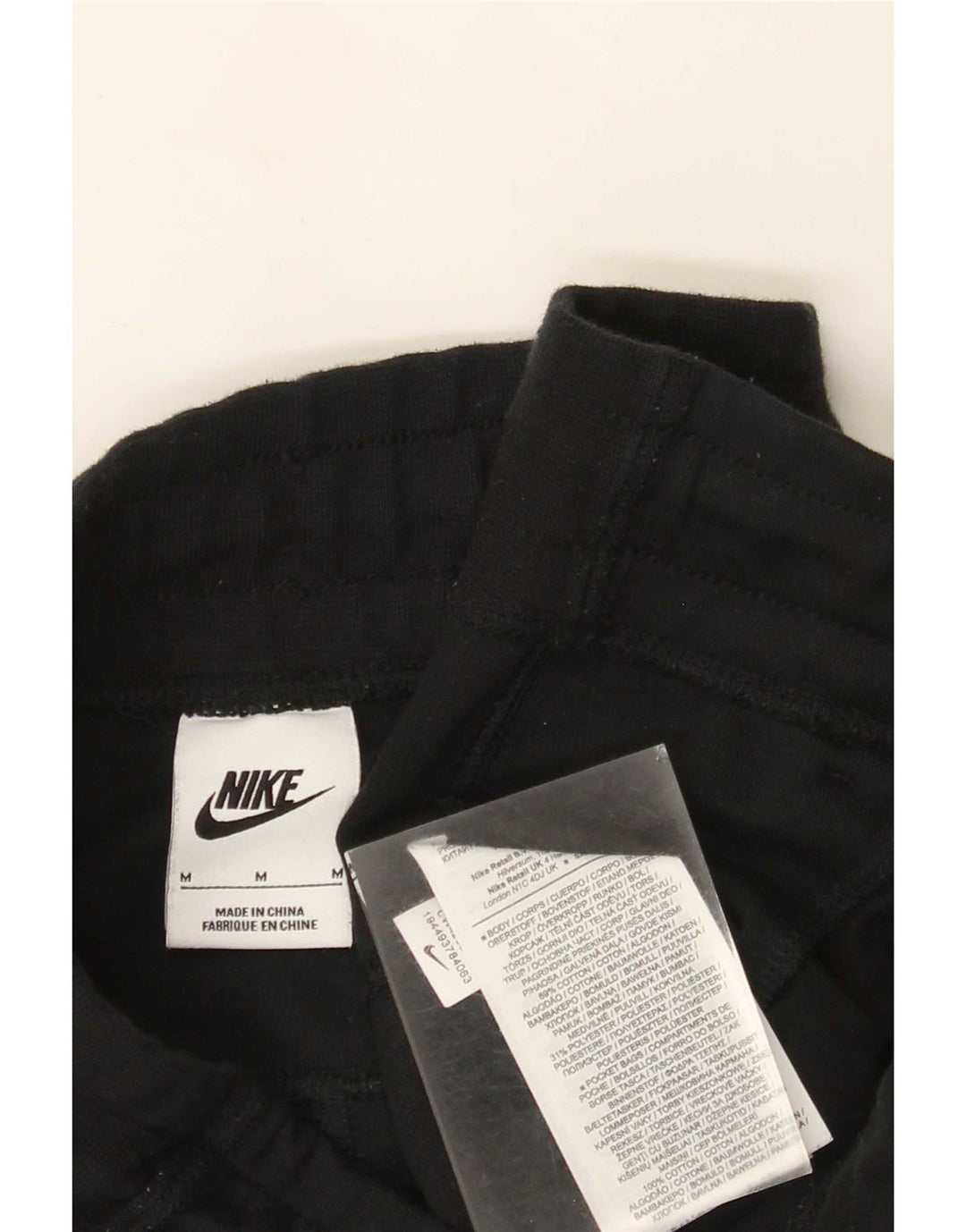 Nike Herre Cargo Træningsdragt Bukser Joggers Medium Sort Bomuld