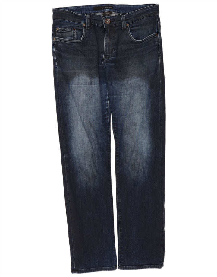 CALVIN KLEIN Dame Skinny Jeans W32 L30 Marineblå