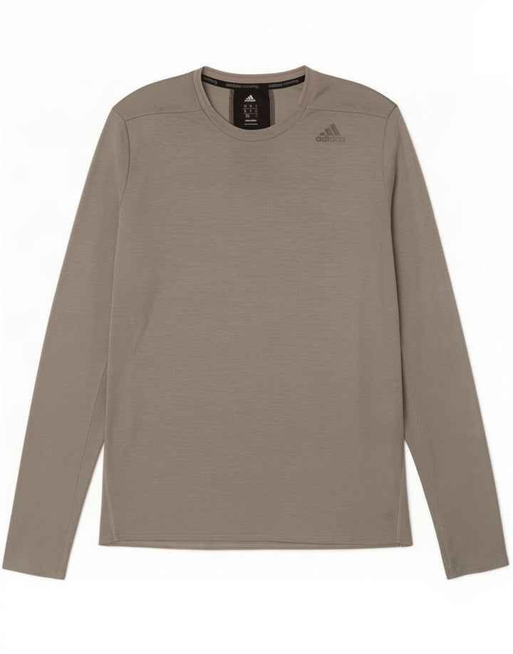 Adidas Herre Supernova Top Langærmet Medium Grey Flecked