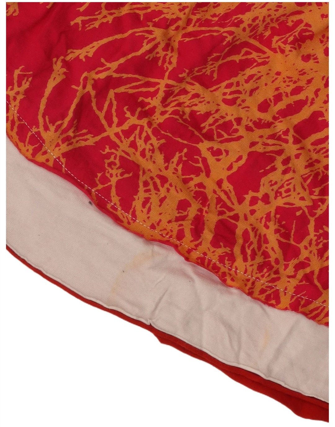 Desigual Kvinders Grafisk A-Line nederdel Lille W28 Pink Floral Bomuld