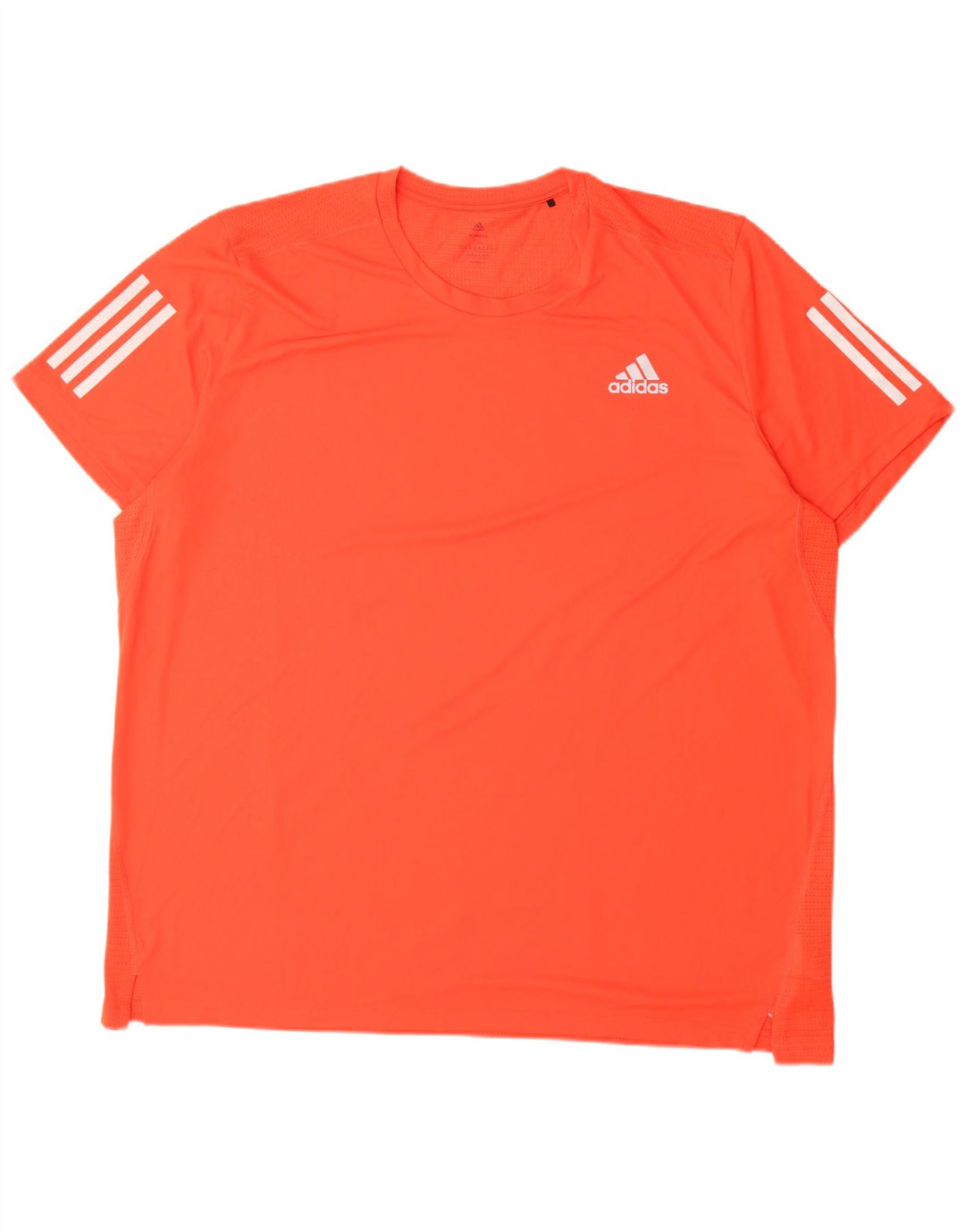 ADIDAS Herre T-Shirt Top 2XL Orange Polyester