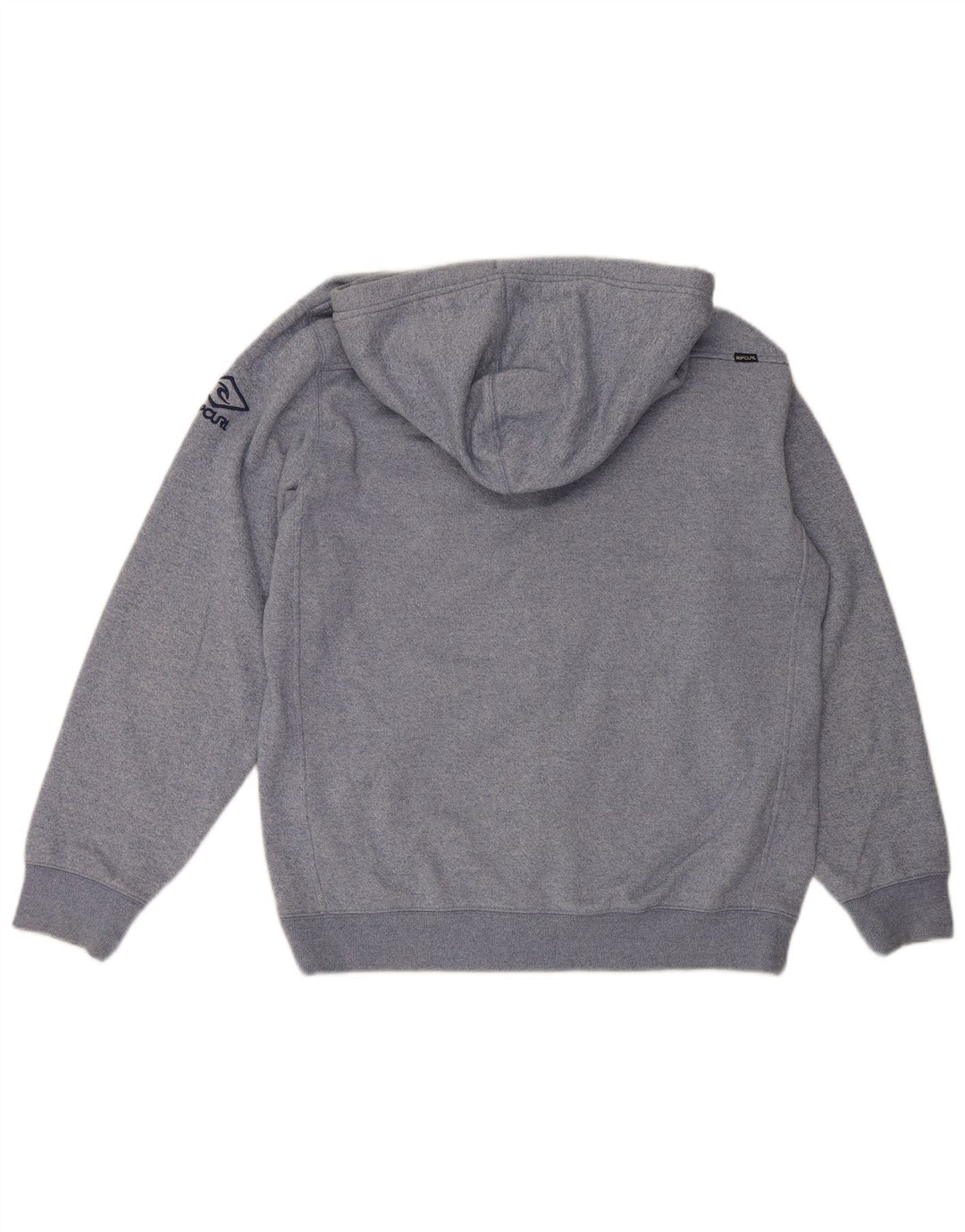 Rip Curl Herre hættetrøje med lynlås Stor blå bomuld