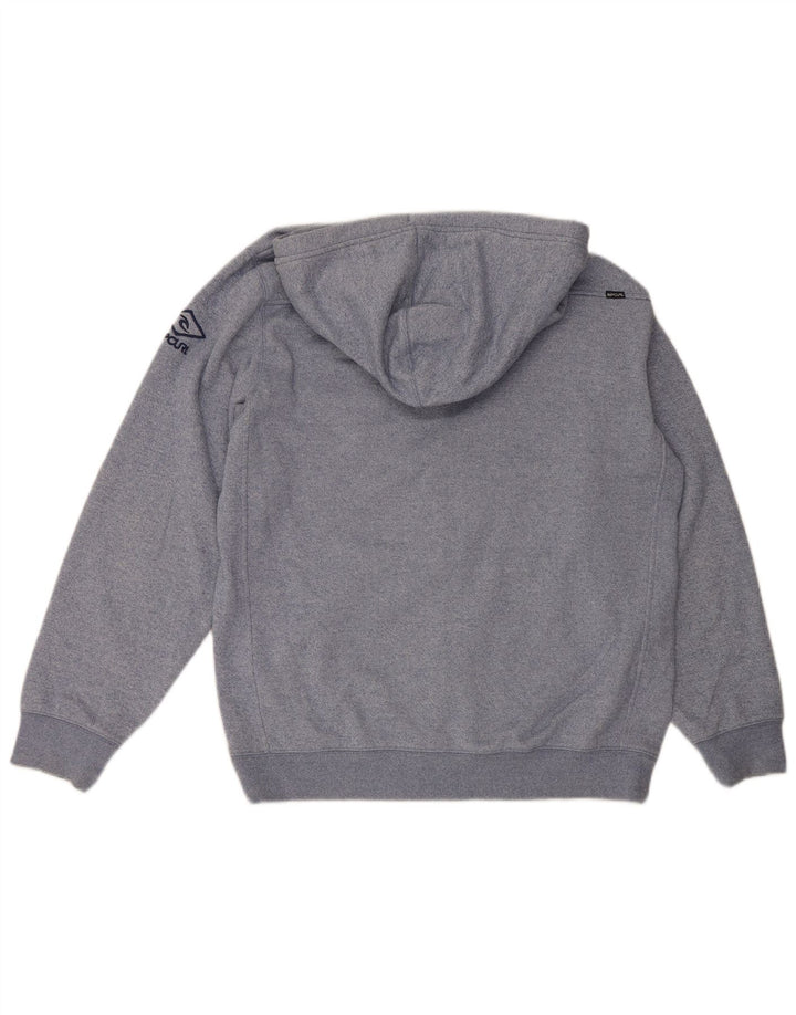 Rip Curl Herre hættetrøje med lynlås Stor blå bomuld
