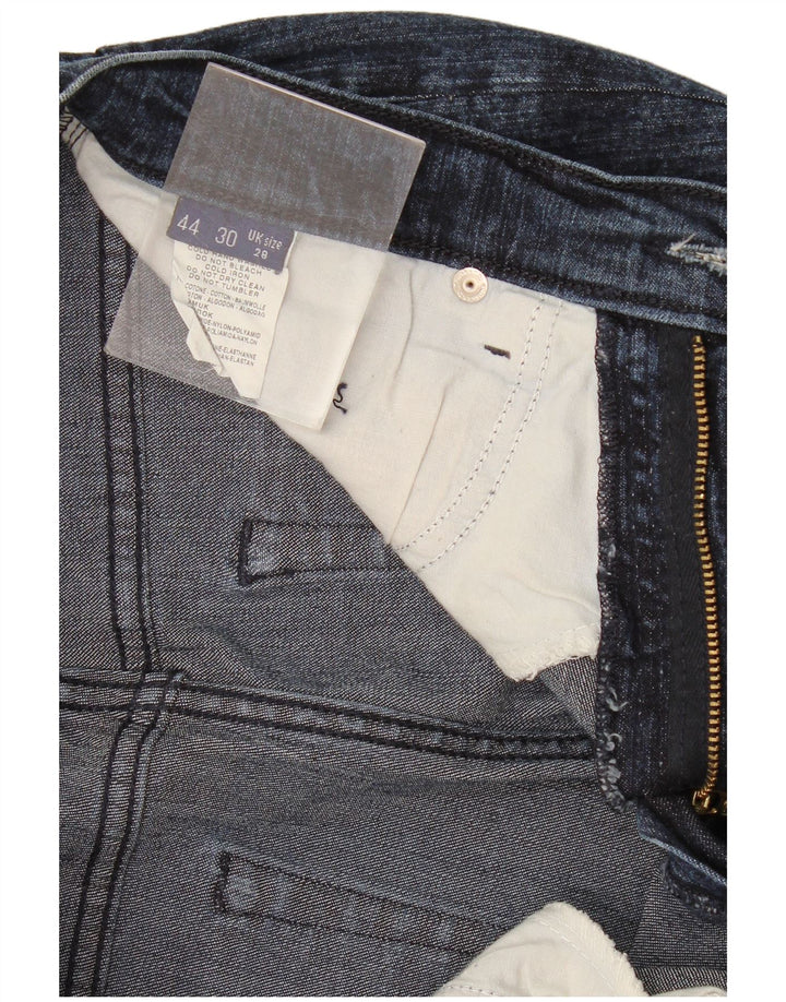 Trussardi Dame Slim Jeans W28 L28 Marineblå Bomuld
