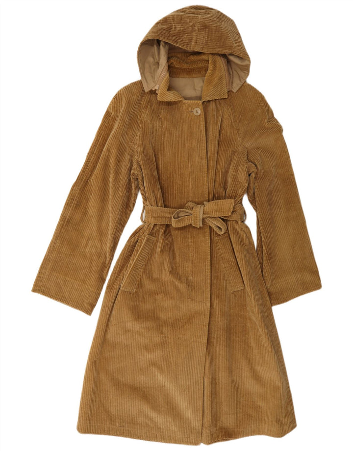 Vintage hættejakke til kvinder UK 14 Medium Beige