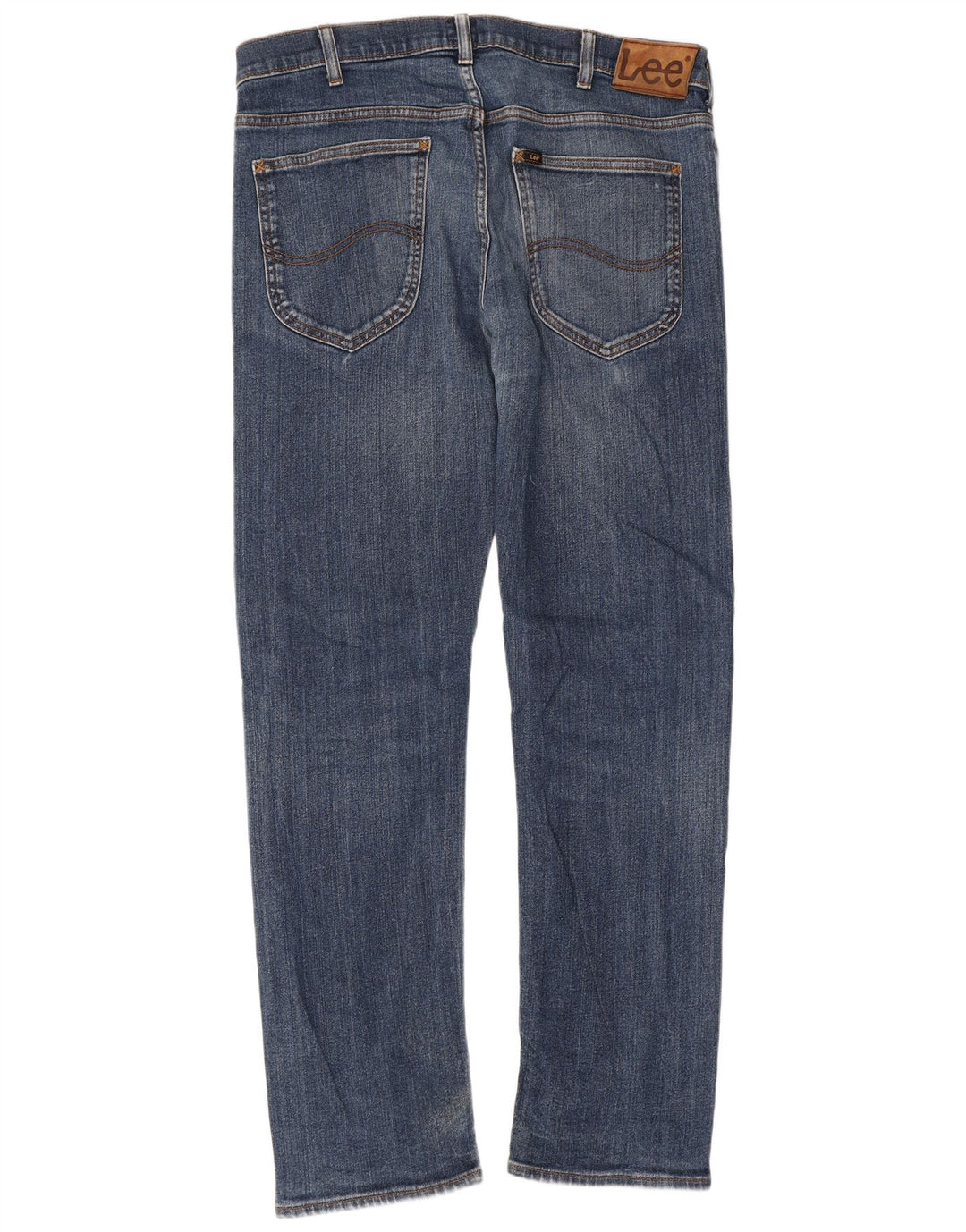 Lee Mens Daren Straight Jeans W36 L32 Blå Bomuld