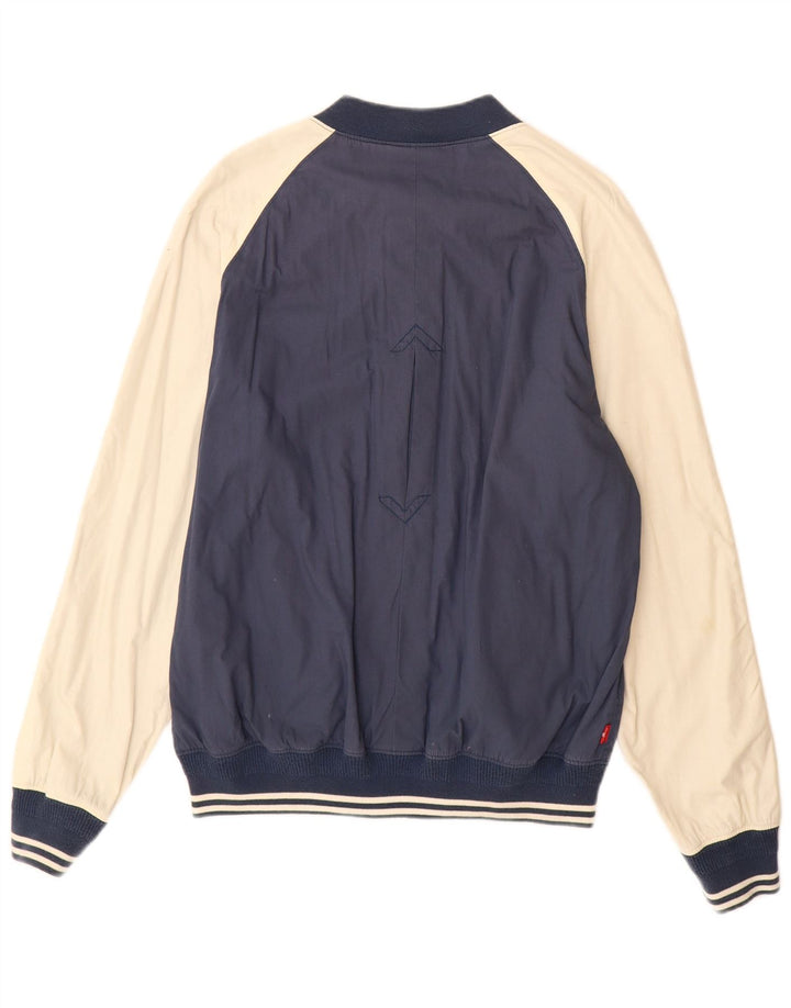 Levi's Bomberjakke til mænd UK 38 Medium Marineblå Colourblock Bomuld
