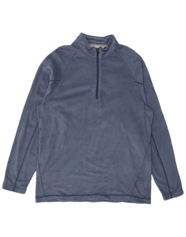 Columbia Herre lynlås hals Fleece Jumper Medium Blue Polyester