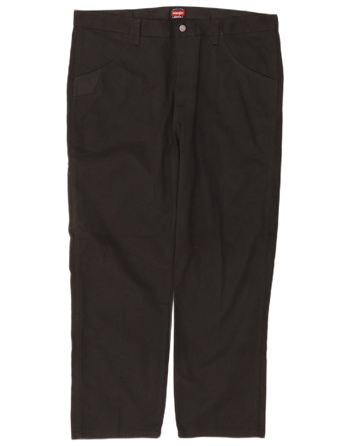 WRANGLER Straight Cargo bukser til mænd W40 L30 Sort bomuld