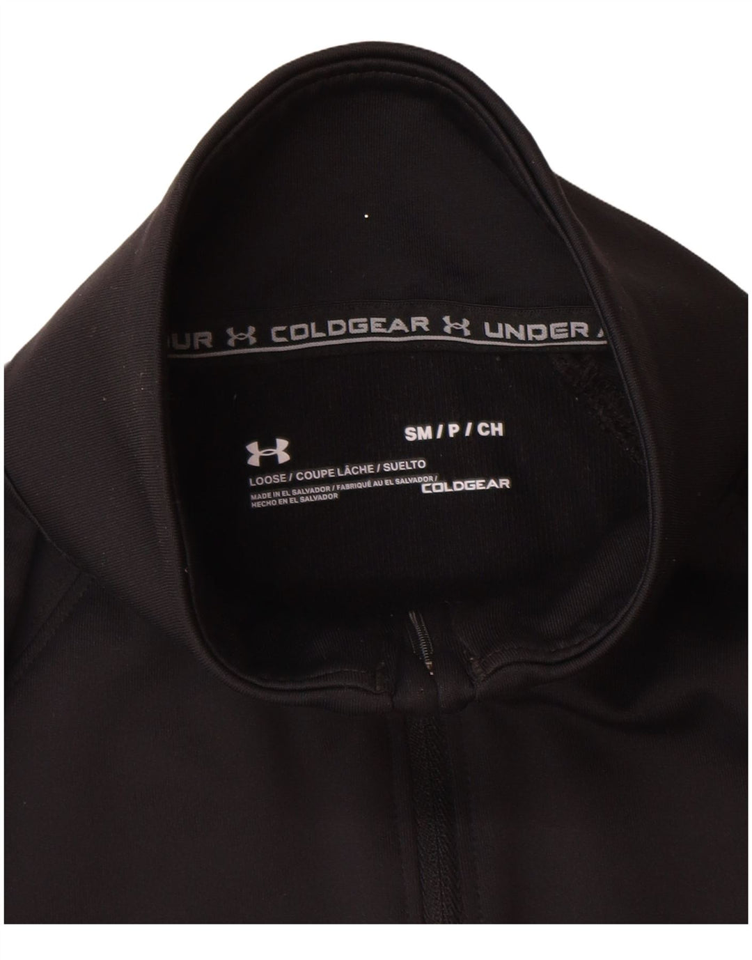 Under Armour Dame Cold Gear Pullover Træningsdragt Top UK 10 Small Black