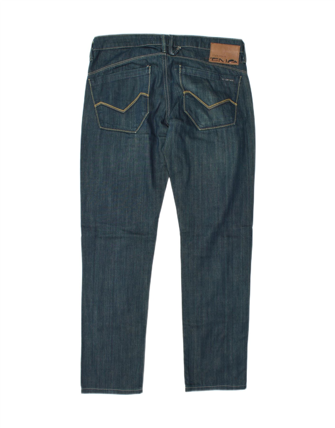 ENERGIE Mens Slim Jeans W32 L30 Navy Blue Cotton