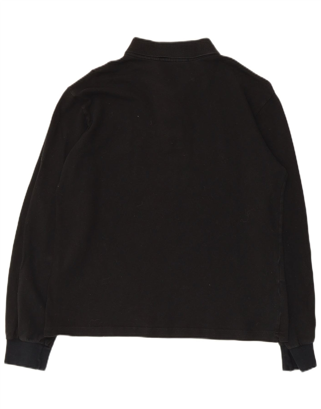 Fred Perry Langærmet herre poloshirt Medium sort bomuld