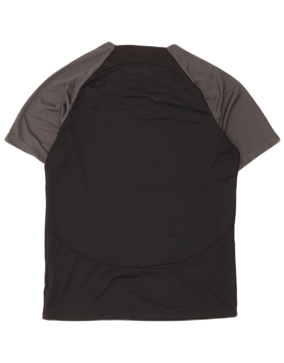 Nike Herre Dri Fit T-shirt Top Medium Sort Colourblock Polyester