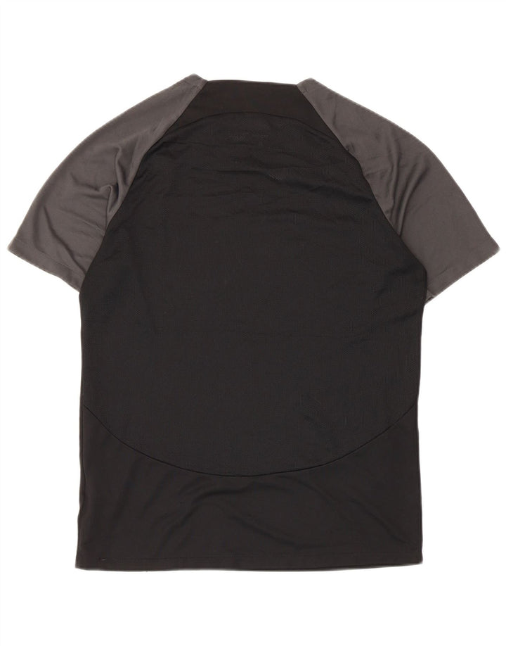 Nike Herre Dri Fit T-shirt Top Medium Sort Colourblock Polyester