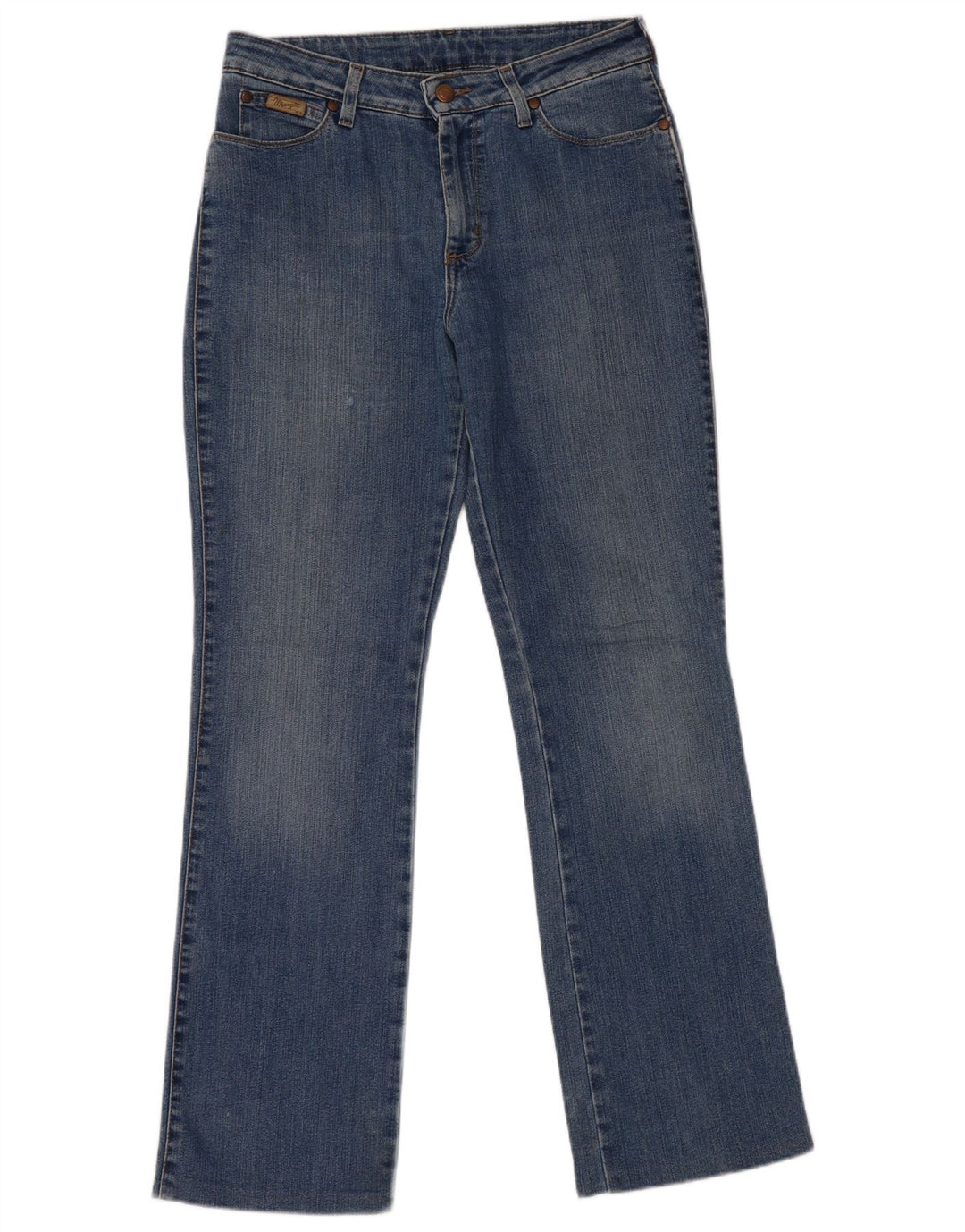 WRANGLER Dame Bootcut Jeans W30 L30 Blå Bomuld