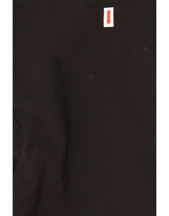 NEW BALANCE Mens Hooded Windbreaker Jacket UK 38 Medium Black