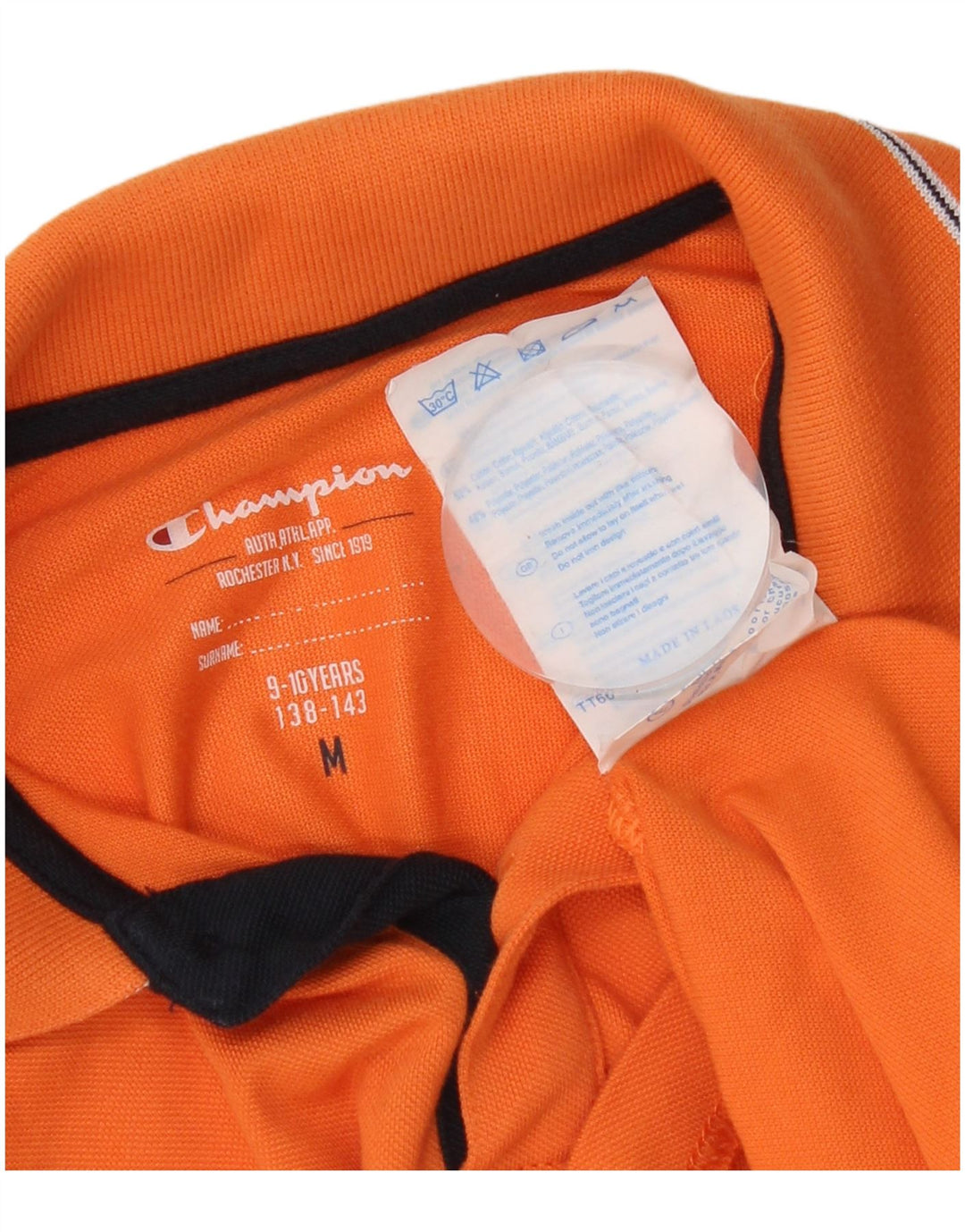 Champion drenge poloshirt 9-10 år orange bomuld