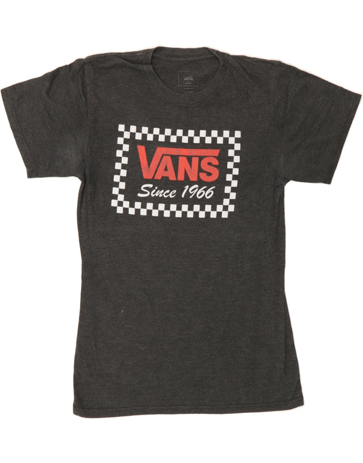 VANS Mens Classic Fit Graphic T-Shirt Top Medium Grey Cotton Vintage Vans and Second-Hand Vans from Messina Hembry 