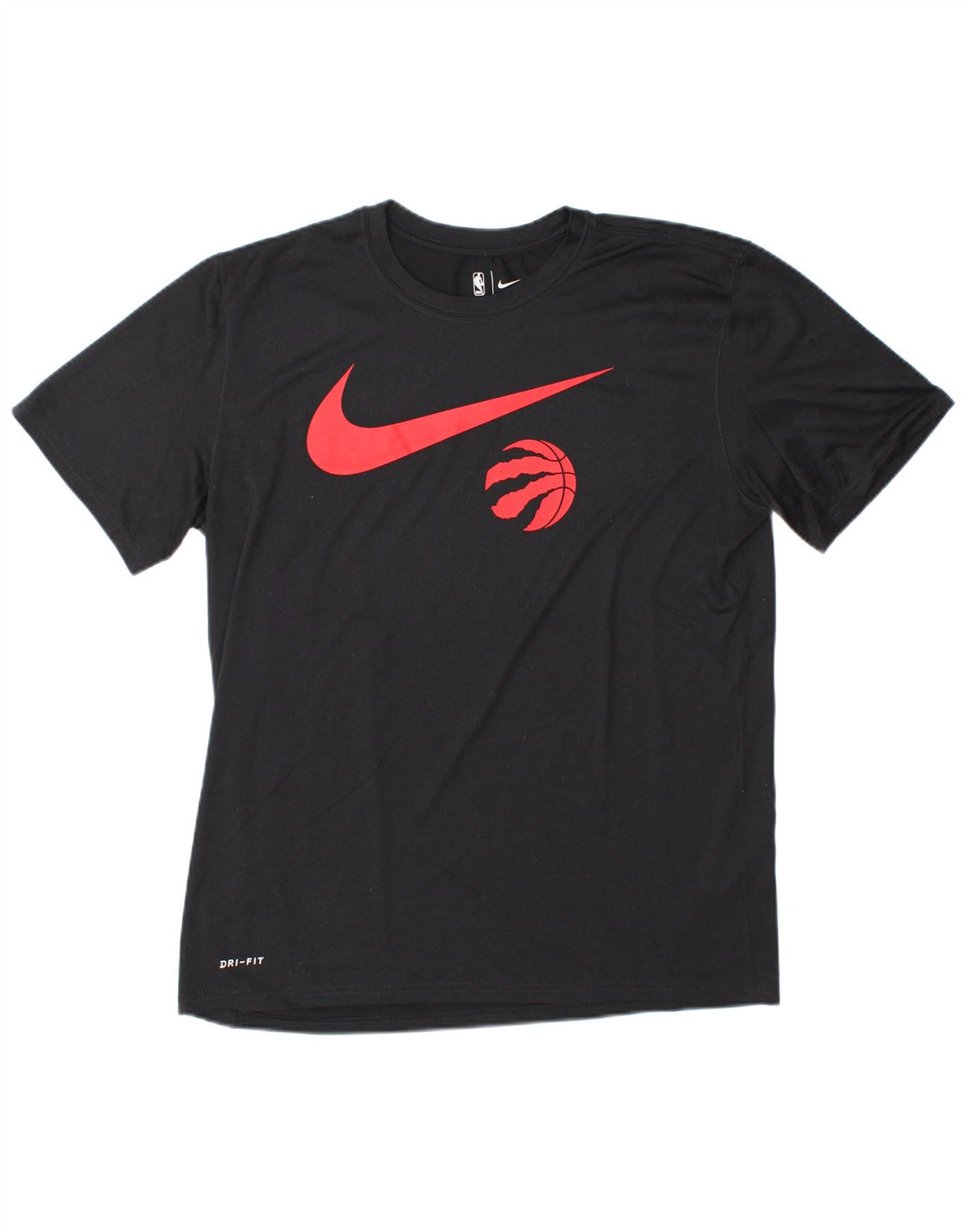 Nike Herre Dri Fit Grafisk T-Shirt Top Stor Sort Polyester