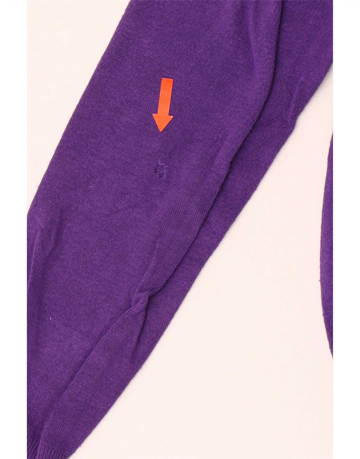 Marks & Spencer Dame Cardigan Sweater UK 10 Small Purple Viscose