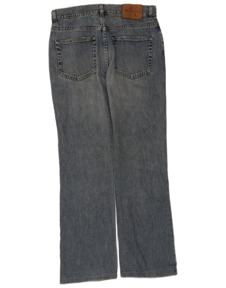 Calvin Klein Dame Bootcut Jeans W31 L30 Blå Bomuld