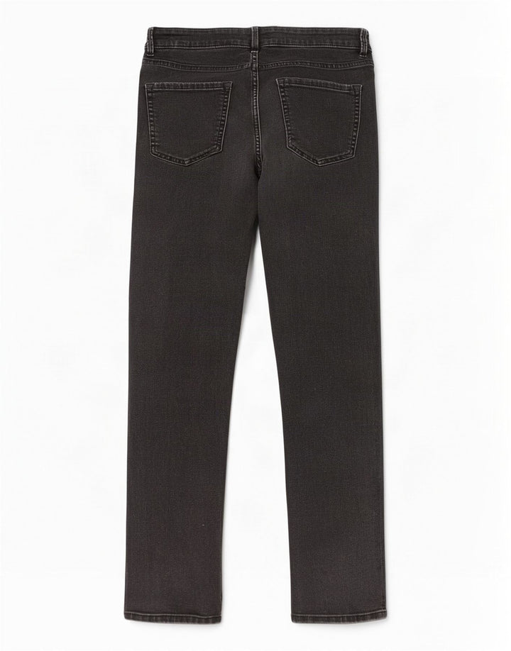 Marks & Spencer Dame Slim Jeans UK 12 Medium W30 L28 Sort Bomuld