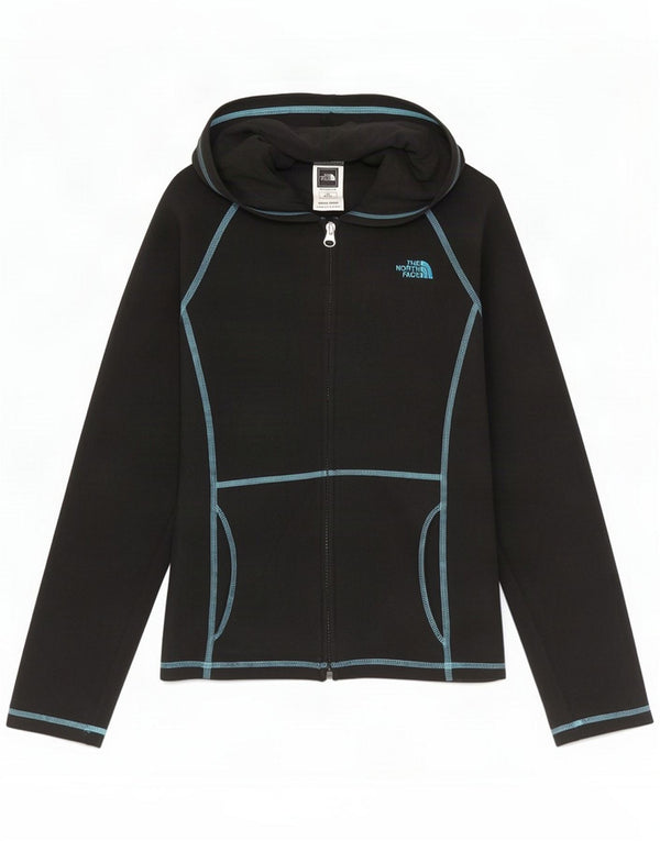 The North Face Girls Hætte Fleecejakke 11-12 År Stor Sort Polyester