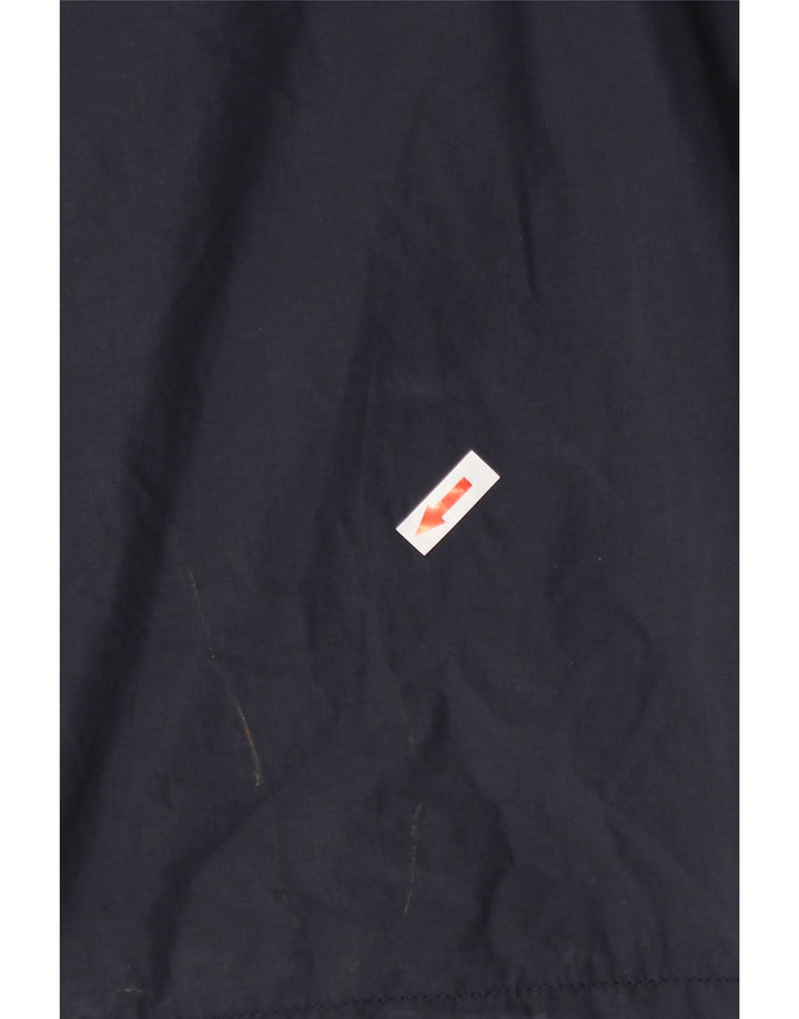 Joules Sherpa regnfrakke med hætte til kvinder UK 12 Mellem marineblå bomuld