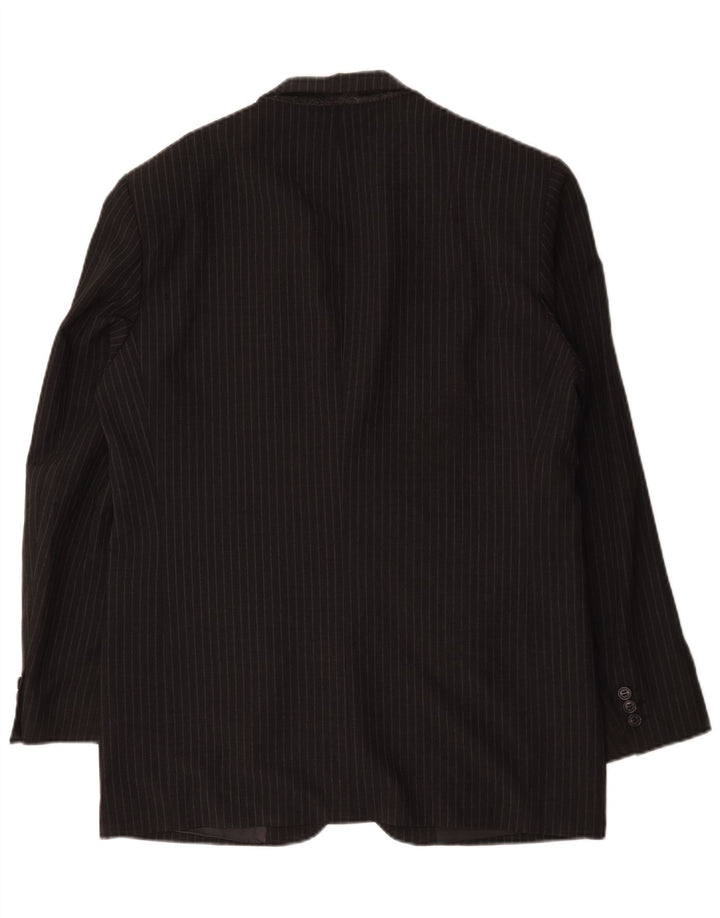 Marks & Spencer Herre 2-knaps blazerjakke UK 38 Medium Grey Pinstripe