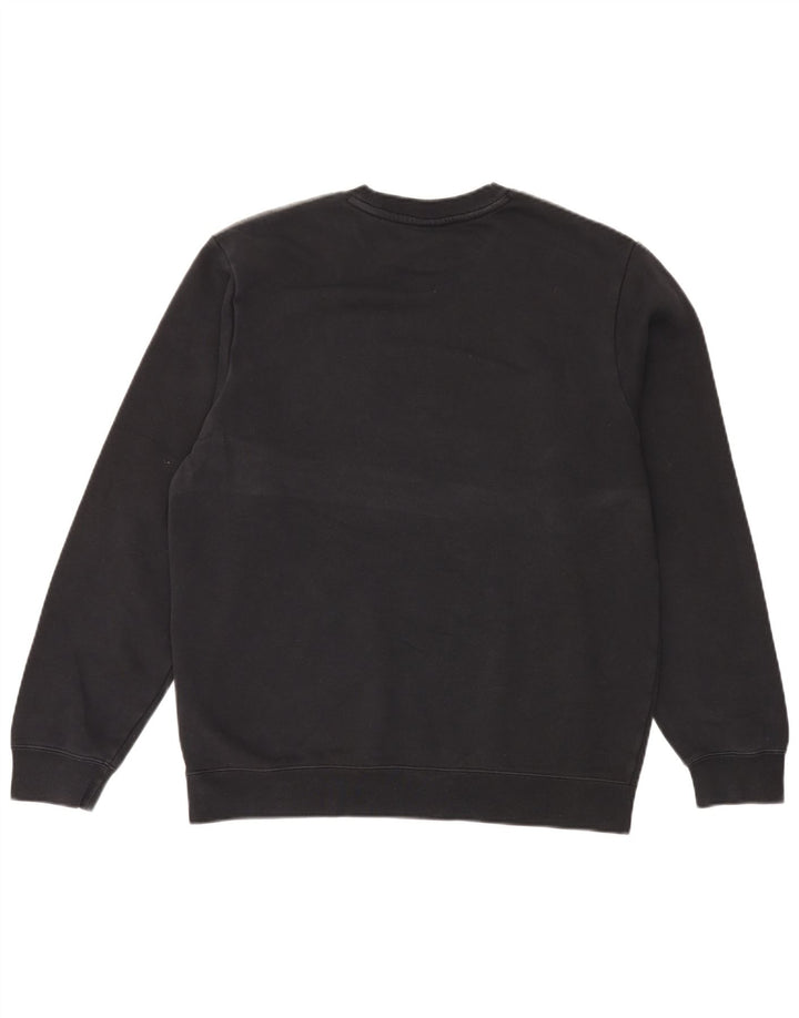 Nike Herre grafisk sweatshirt Jumper Medium Sort Colourblock Bomuld