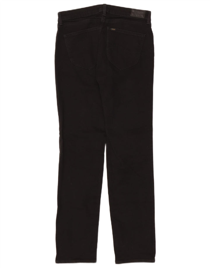 Lee Dame Marion Straight Jeans W31 L33 Sort Bomuld
