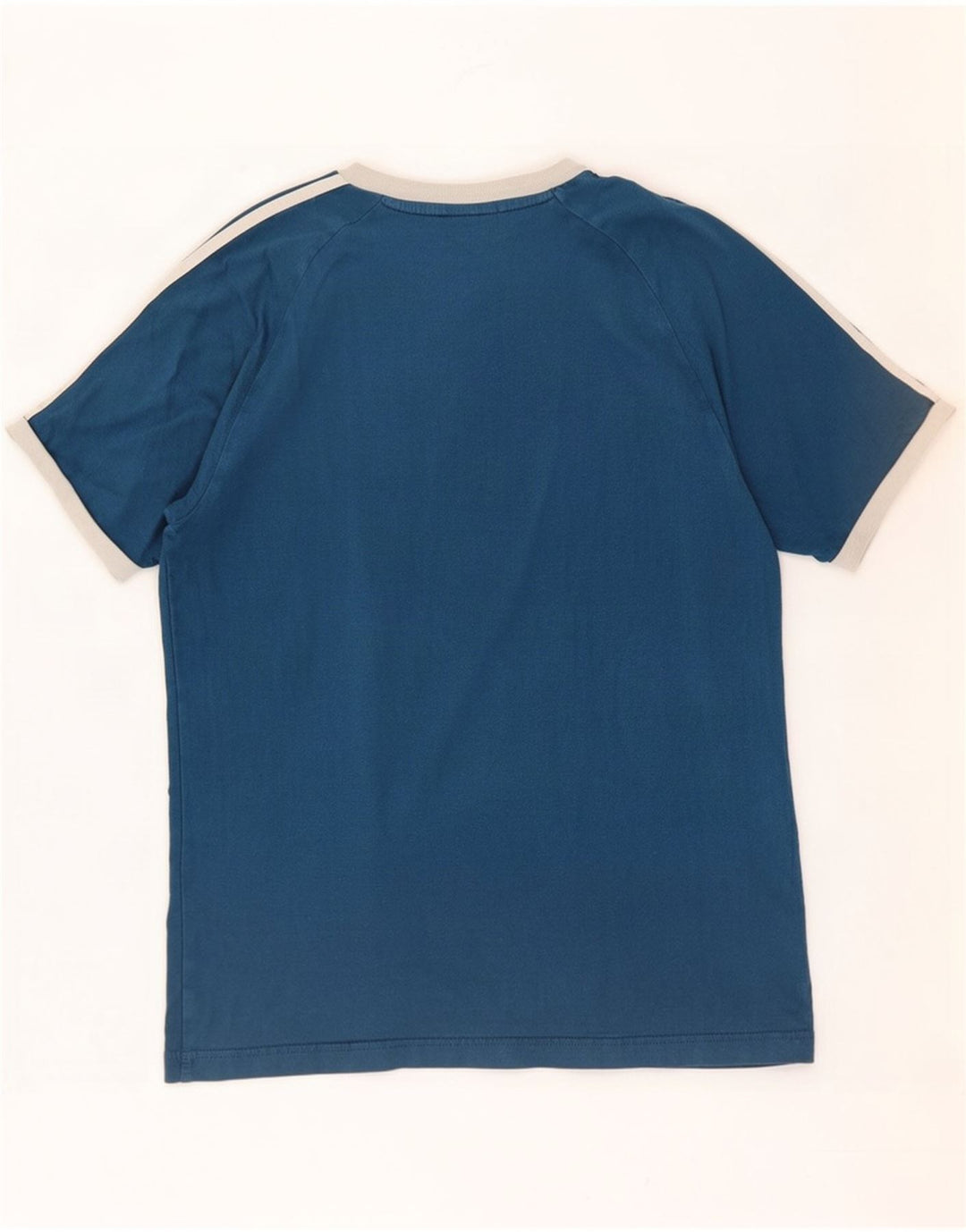Adidas T-shirt top mellemblå bomuld til mænd