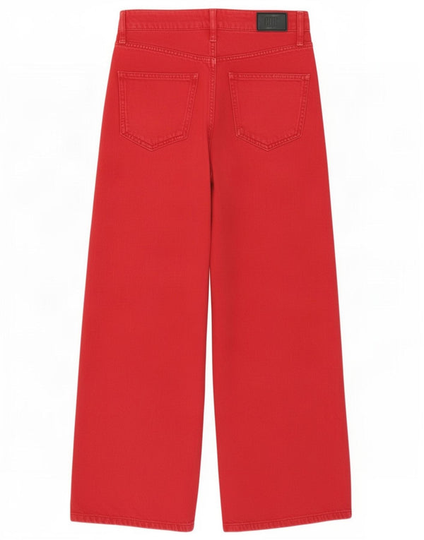 BDG Jeans med brede ben til kvinder W24 L27 rød bomuld