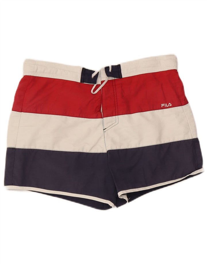 Fila Badeshorts til mænd Medium Flerfarvet Colourblock Polyester