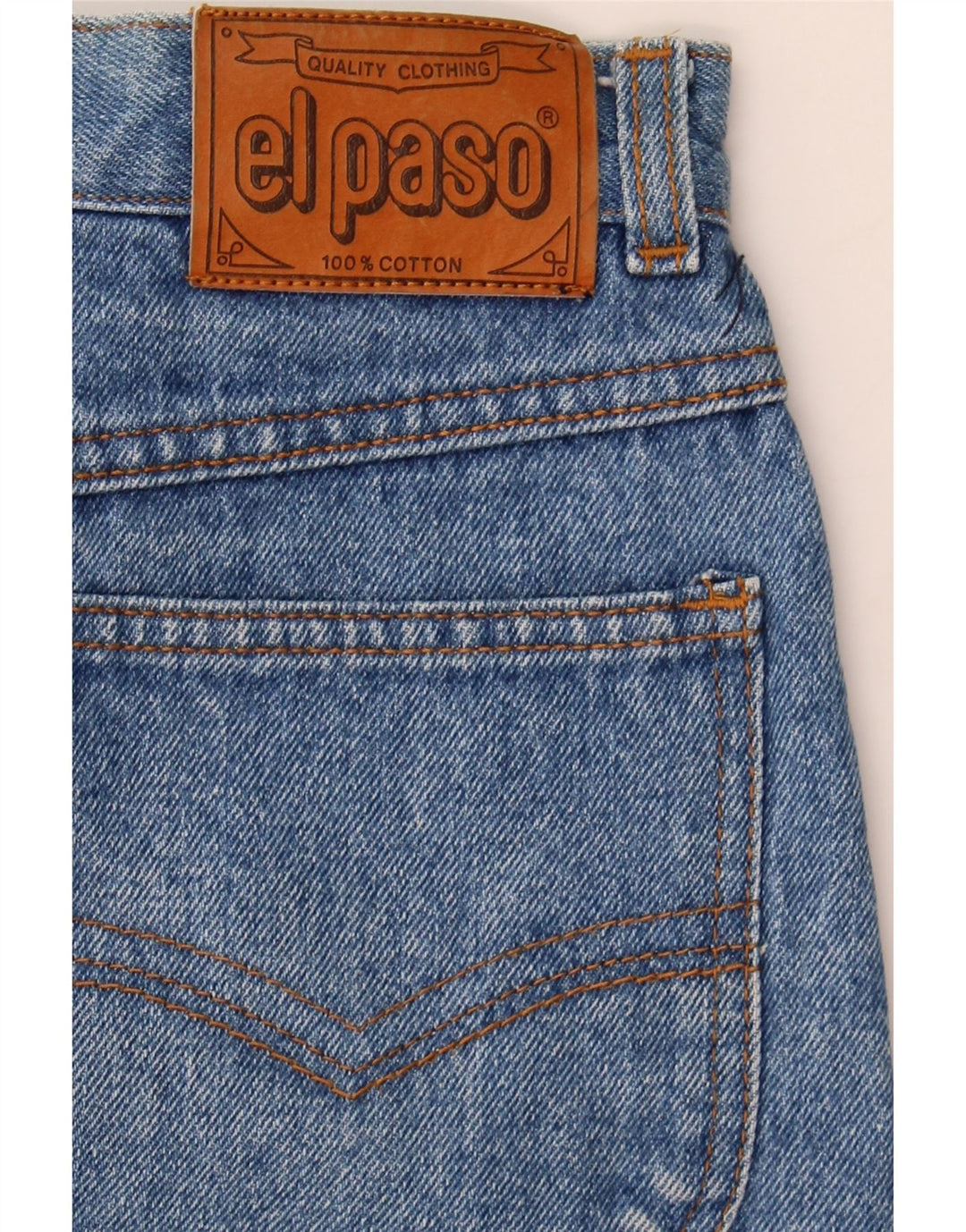El Paso denimnederdel til kvinder W24 XS Blå