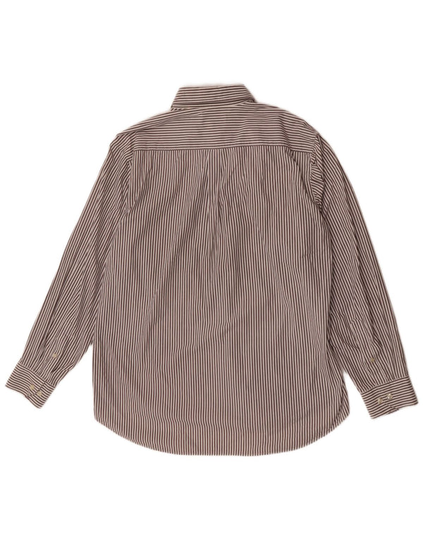 Fila herreskjorte XL brun nålestribet bomuld