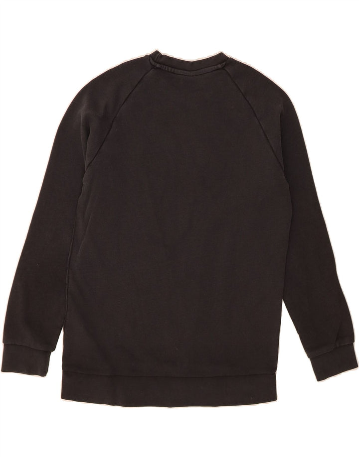 ADIDAS Mens Sweatshirt Jumper Small Black Cotton Vintage Adidas and Second-Hand Adidas from Messina Hembry 