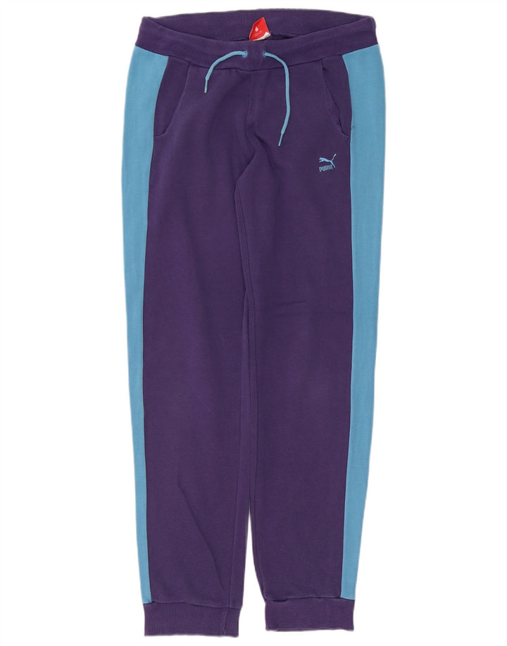 Puma træningsdragt til kvinder Joggers UK 10 Small Purple Colourblock
