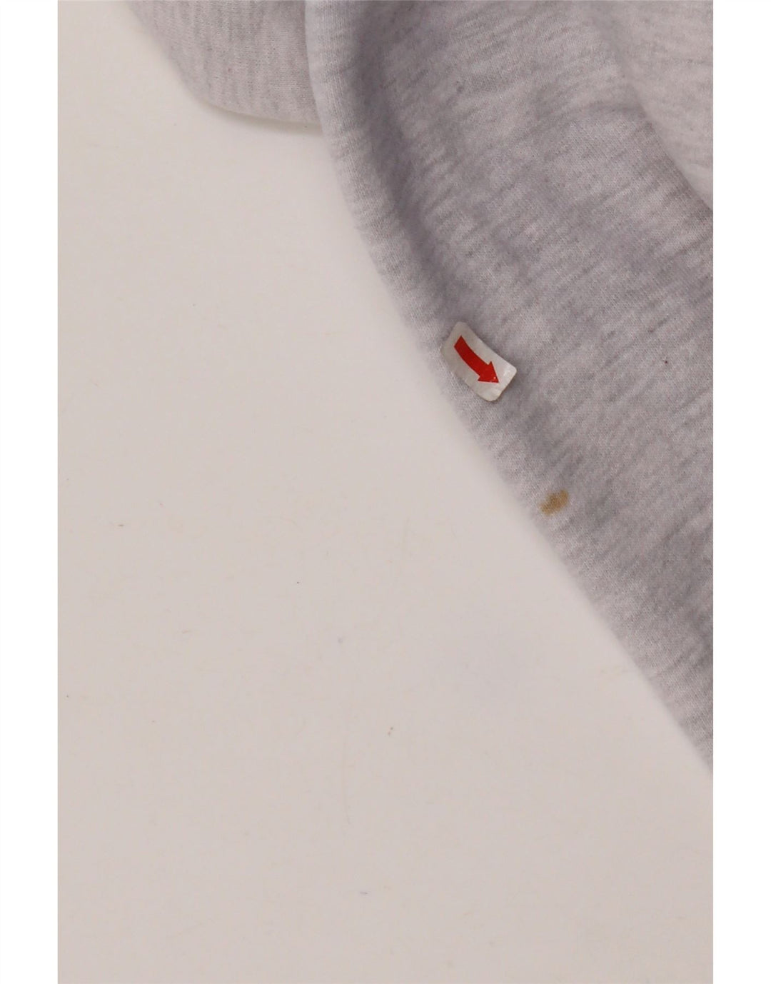 SUPERDRY grafisk hættetrøje til kvinder UK 14 mellemgrå flækket bomuld