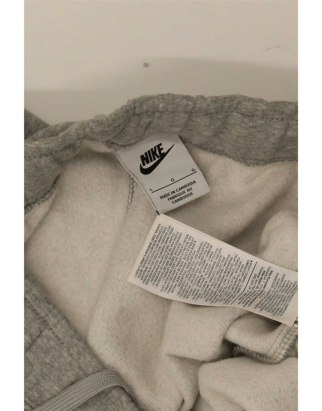 Nike Herre Graphic Cargo træningsdragt Bukser Joggers Large Grå Flecked