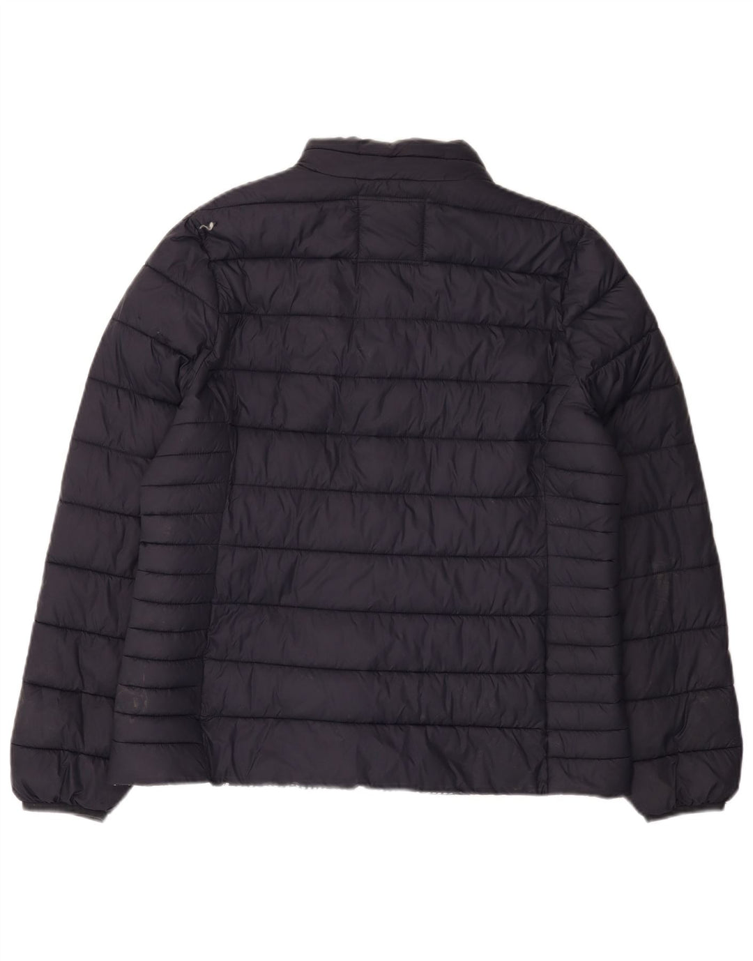 CREW TØJ Dame polstret jakke UK 16 Large Navy Blue Nylon