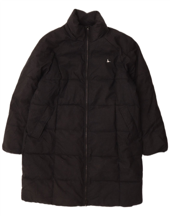 Jack Wills Dame Oversized Polstret Frakke UK 14 Large Grå Polyester