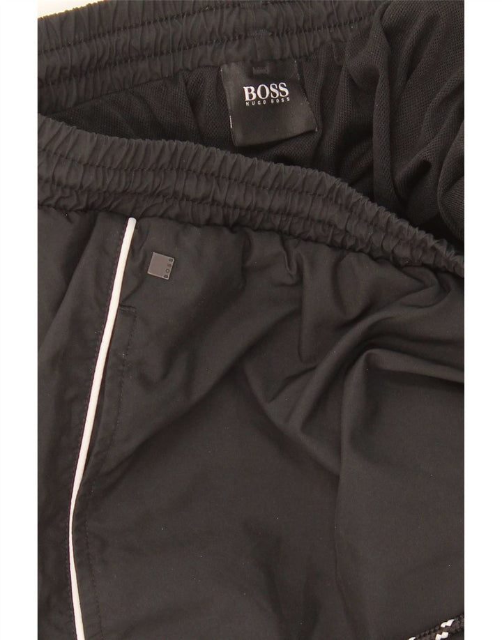 Hugo Boss Herre Sportshorts Large Sort Polyester