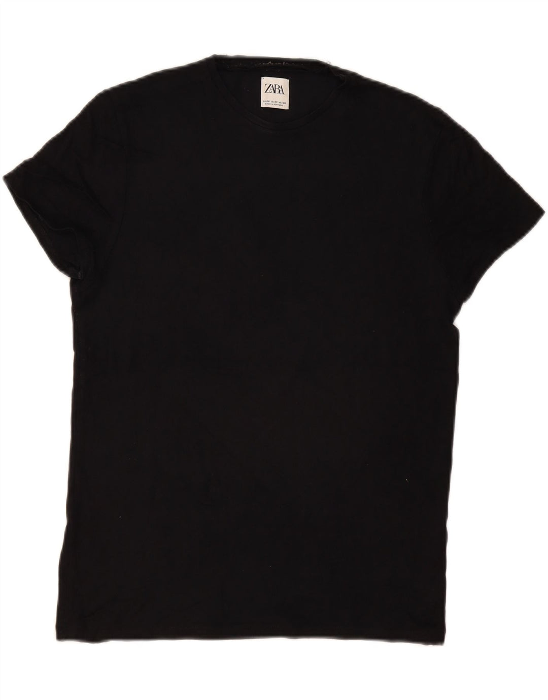 Zara Herre T-Shirt Top Medium Sort