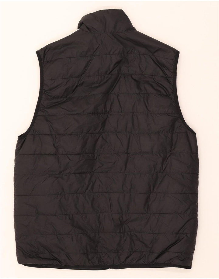 Adidas Herre Polstret Gilet UK 38 Medium Sort Polyamid