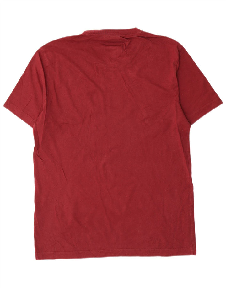 Calvin Klein Herre grafisk T-shirt Top Medium Rød Bomuld