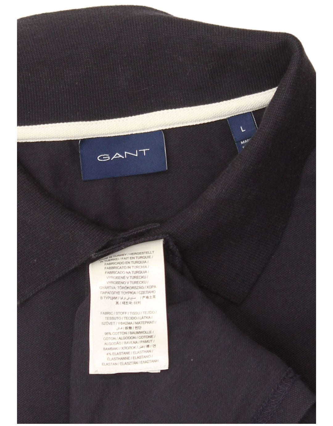 Gant Polo Shirt til mænd Stor marineblå bomuld