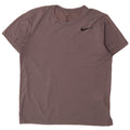 Nike Herre Dri Fit T-shirt Top Medium Grey Flecked Polyester
