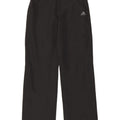 Adidas lige bukser til kvinder UK 12 Medium W30 L31 Sort polyester